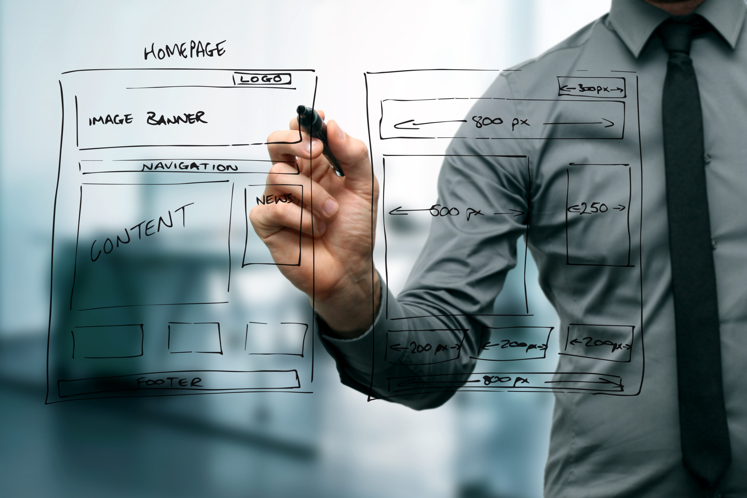 website layout