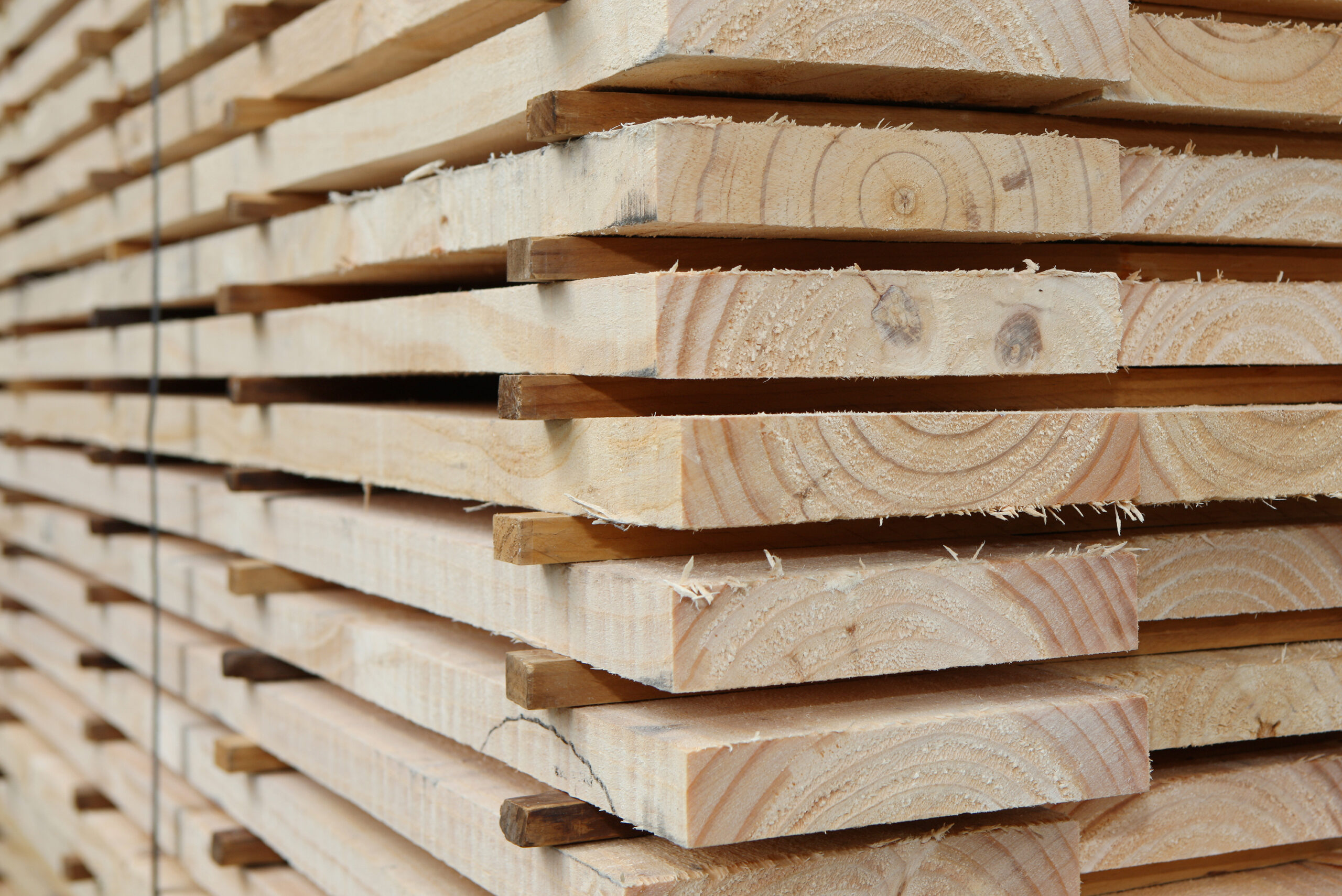 Stacked,Timber,Planks